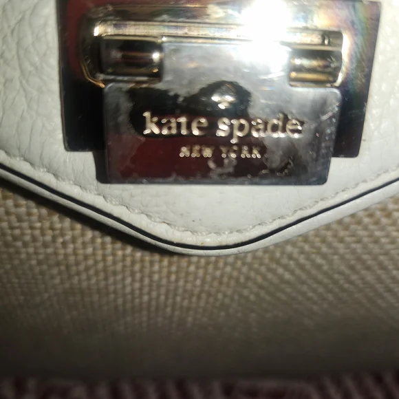 Kate Spade Cream and Tan Satchel - Picture 8 of 13